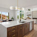 Sky Fall 4 Light 40 inch Brushed Gold Island Pendant Ceiling Light